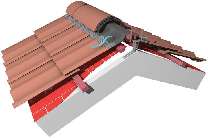 Marley Universal RidgeFast dry ridge system