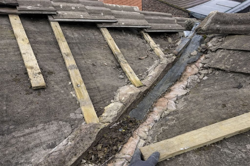 leaking roof valley repairs exposed