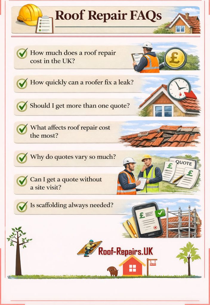 roof repair faqs - most asked questions